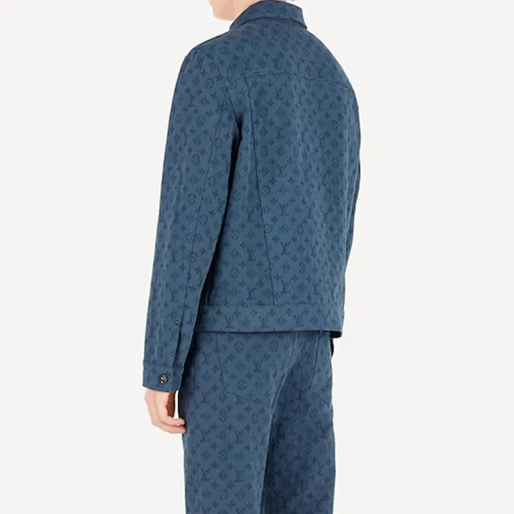 LOUIS VUITTON Denim Jacket Men's Blue-5