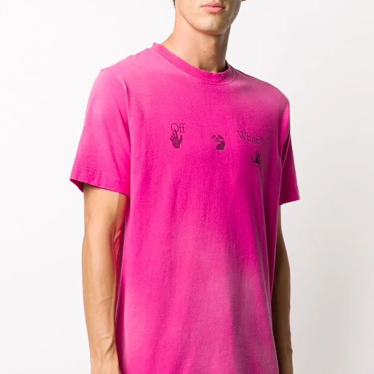 OFF-WHITE FW20 T-Shirts Men Pink-1
