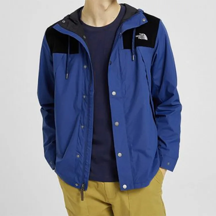THE NORTH FACE ICON FW19 Water Resistant Windproof And Water Repellent Windbreaker Jacket Unisex Blue Asian Version-1