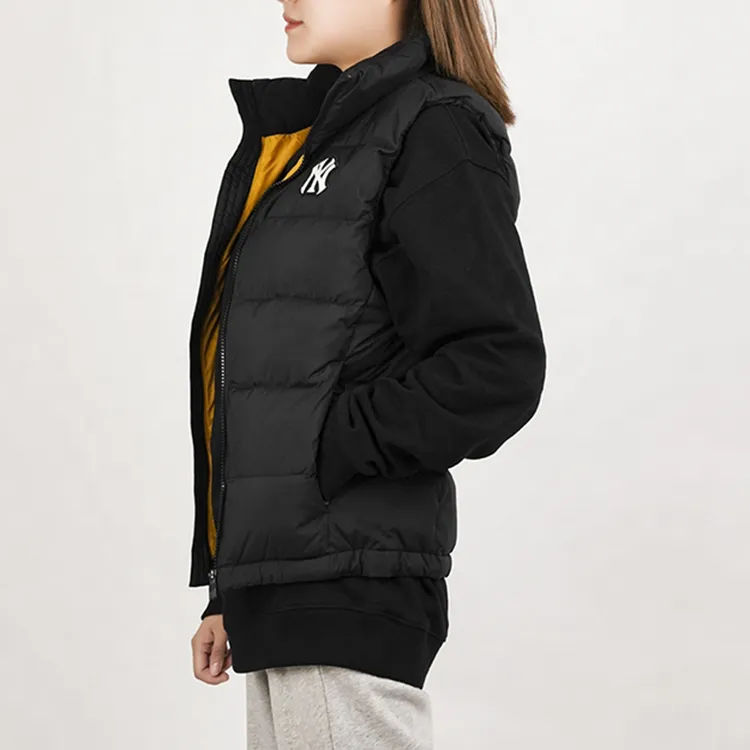 MLB Basic Down Vest Vests Unisex Black-3