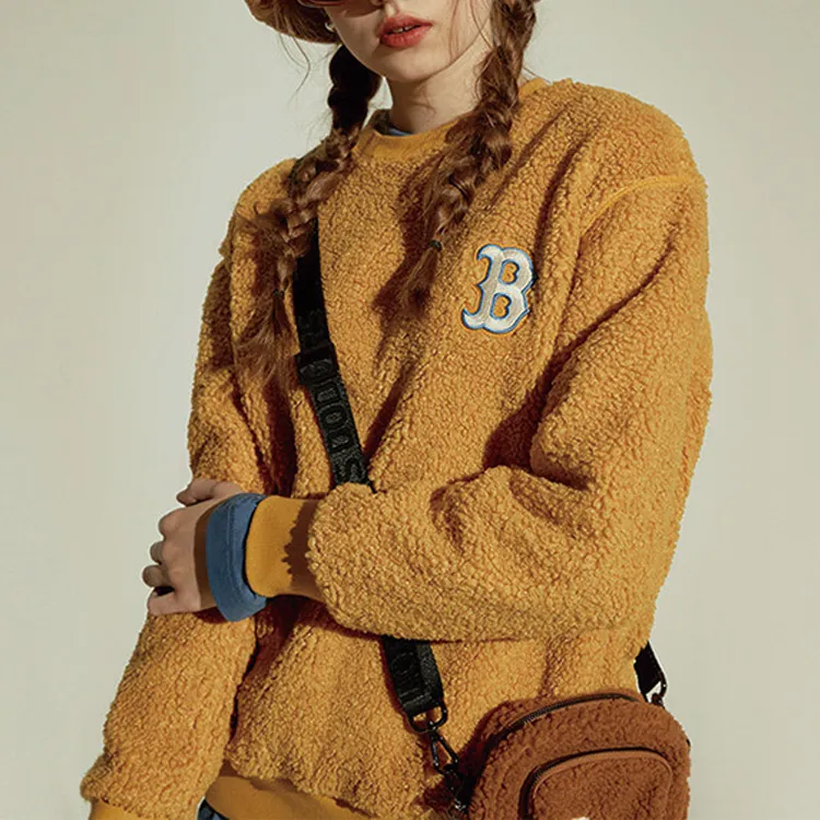MLB Sweatshirt Unisex Mustard Yellow-1