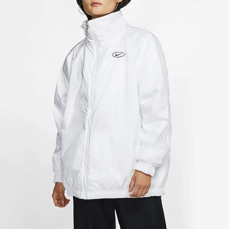 Nike Velvet Jackets Women's White-2