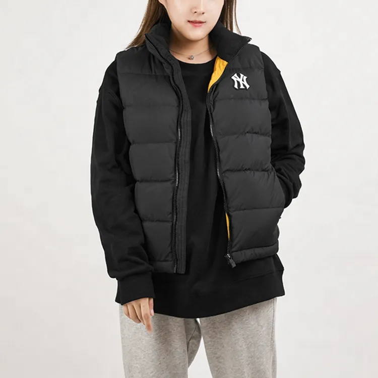 MLB Basic Down Vest Vests Unisex Black-2