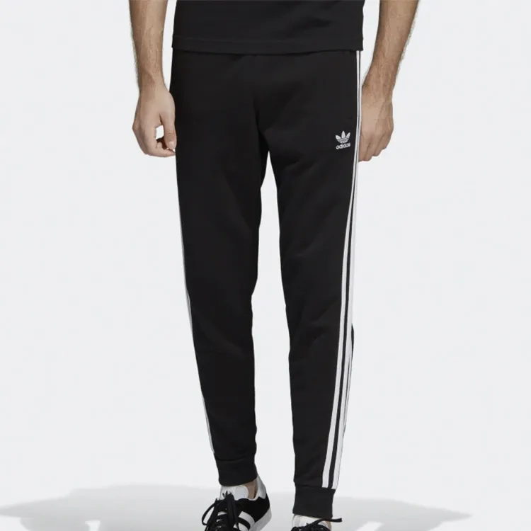 Adidas Originals Knitted Sports Pants Men's Black-3