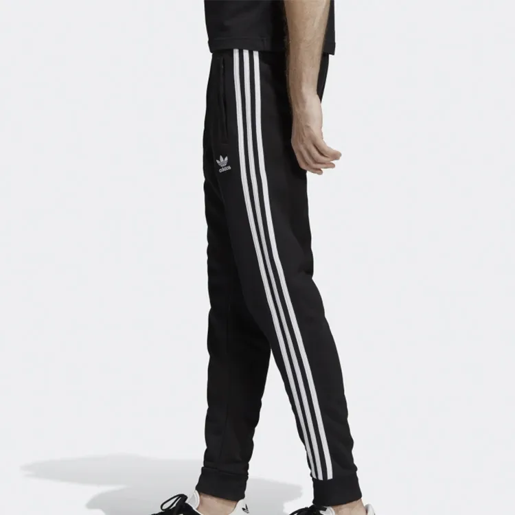 Adidas Originals Knitted Sports Pants Men's Black-4