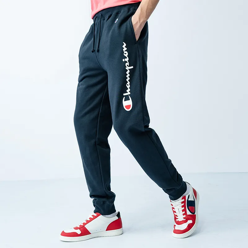 Champion Sports Pants Japan Version Unisex Navy Blue-3