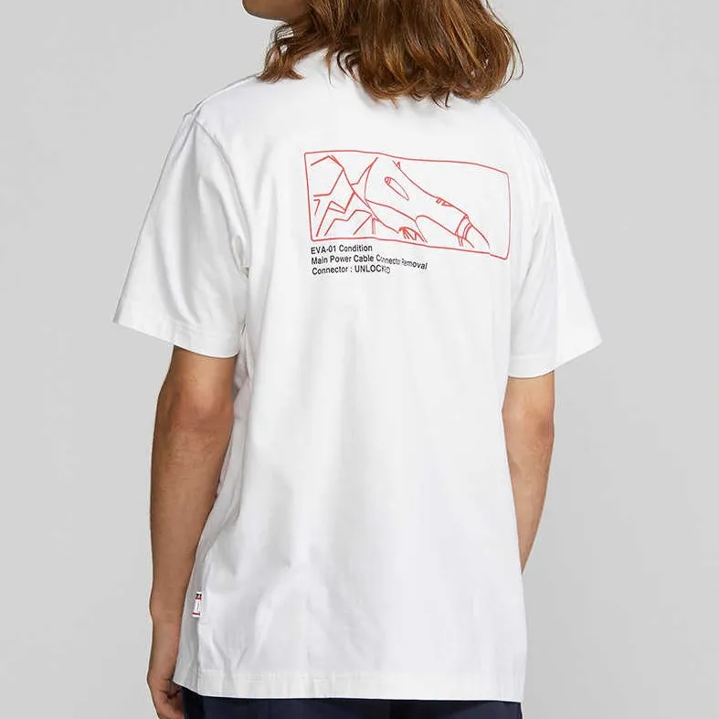 UNIQLO Crew Neck Loose Fit Straight Short Sleeved T Shirt Unisex White-2