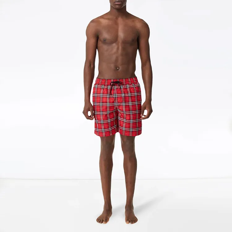 Burberry Casual Shorts Men's Red-1
