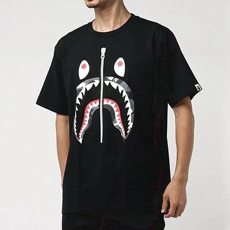 A BATHING APE Logo-printed T-shirt-3
