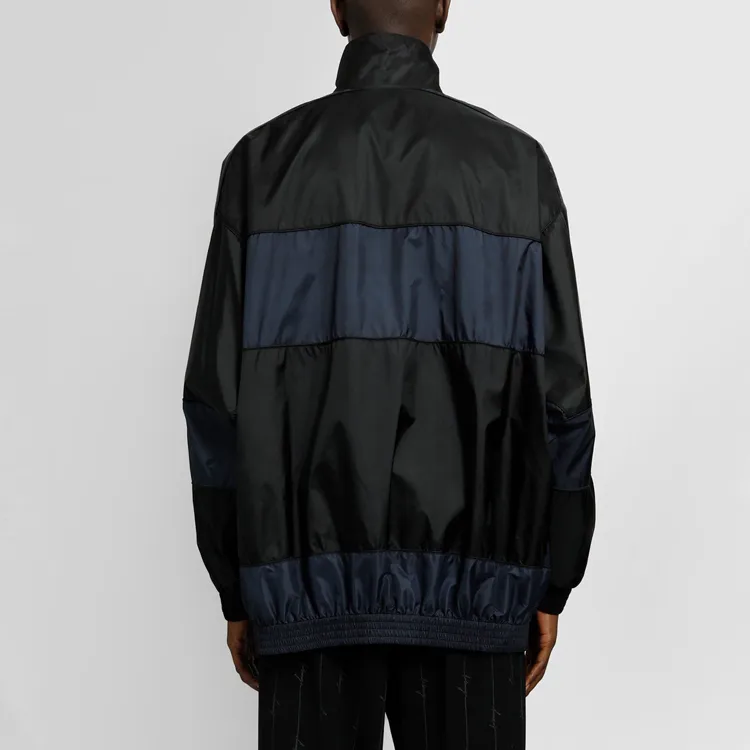 Balenciaga Bb Print Nylon Full Zip Jacket-4