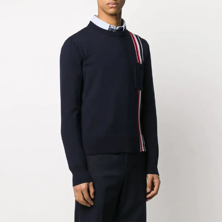 THOM BROWNE Sweaters Men Dark Blue-3