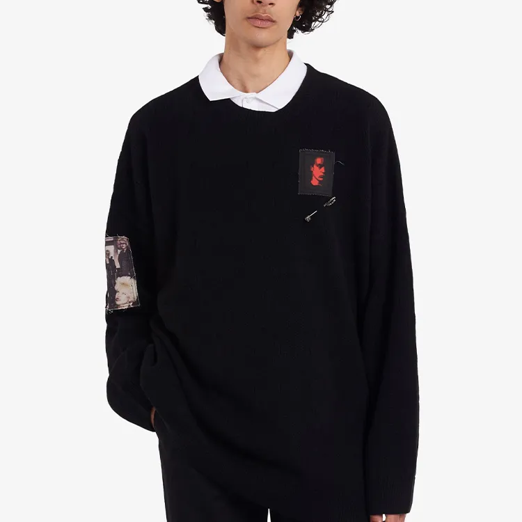 Fred Perry X RAF SIMONS Sweaters Unisex Black-2