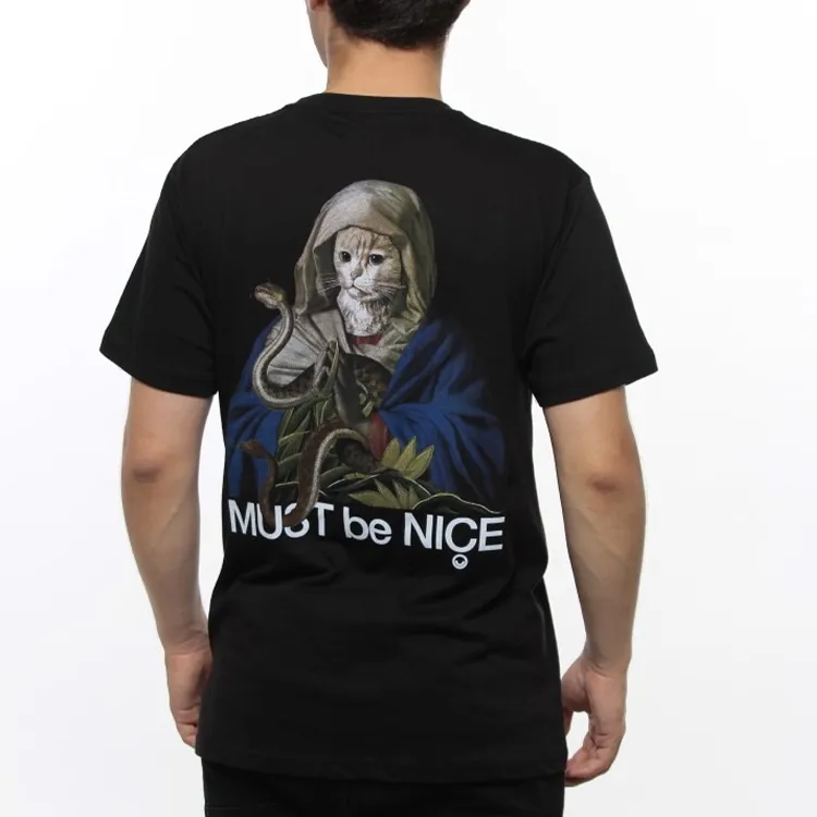 RIPNDIP Crew Neck Fitted Straight Short-Sleeved T-Shirt Unisex Black-3