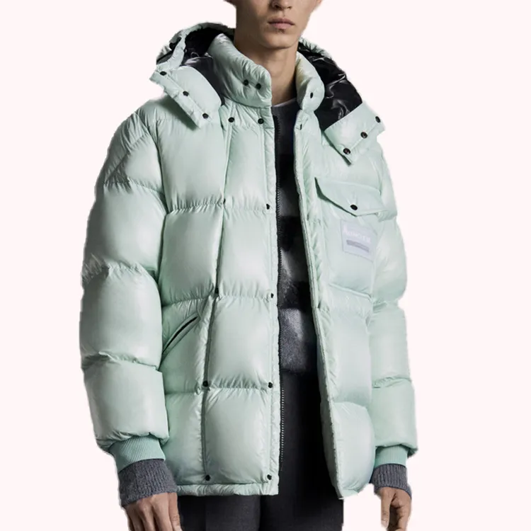 MONCLER GENIUS x FRGMT Down Jacket Winter Men's Light Green-2