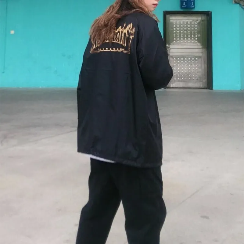 Thrasher Jacket US Version Unisex Black-7
