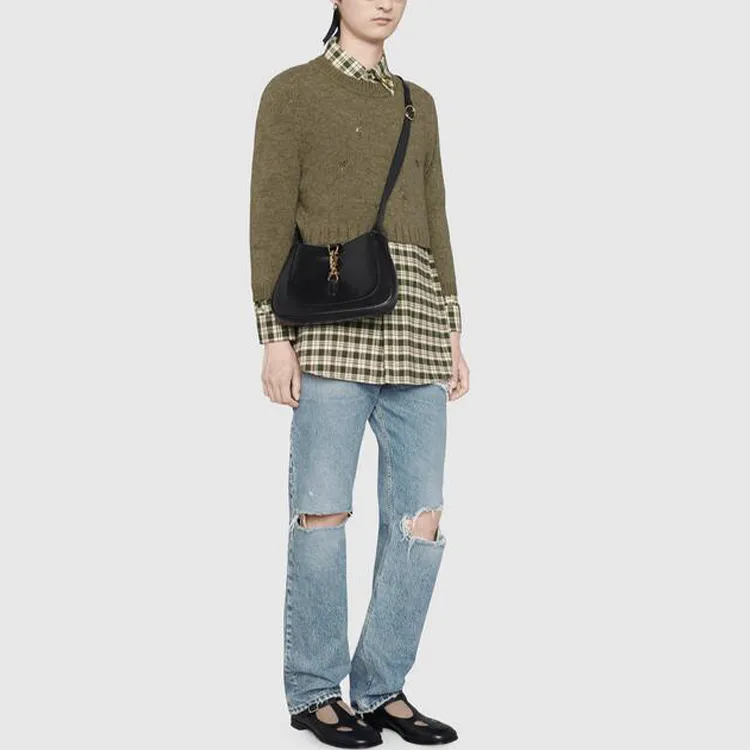 GUCCI Cat patch Checked Shirt-1
