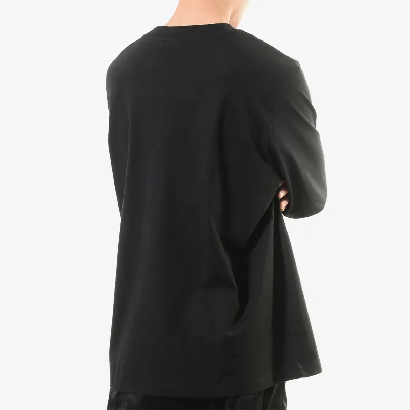 Adidas Originals Drop Shoulder Sleeve T Shirt Men's Black-4