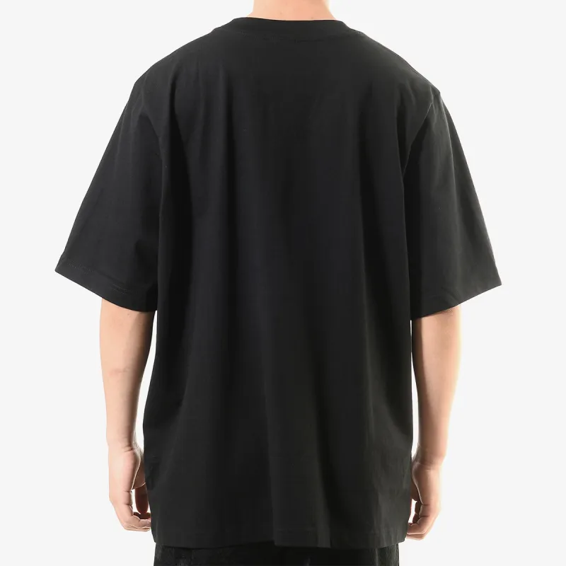 Adidas Originals Drop Shoulder Sleeve T Shirt Men's Black-3