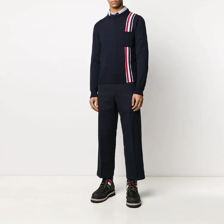 THOM BROWNE Sweaters Men Dark Blue-1