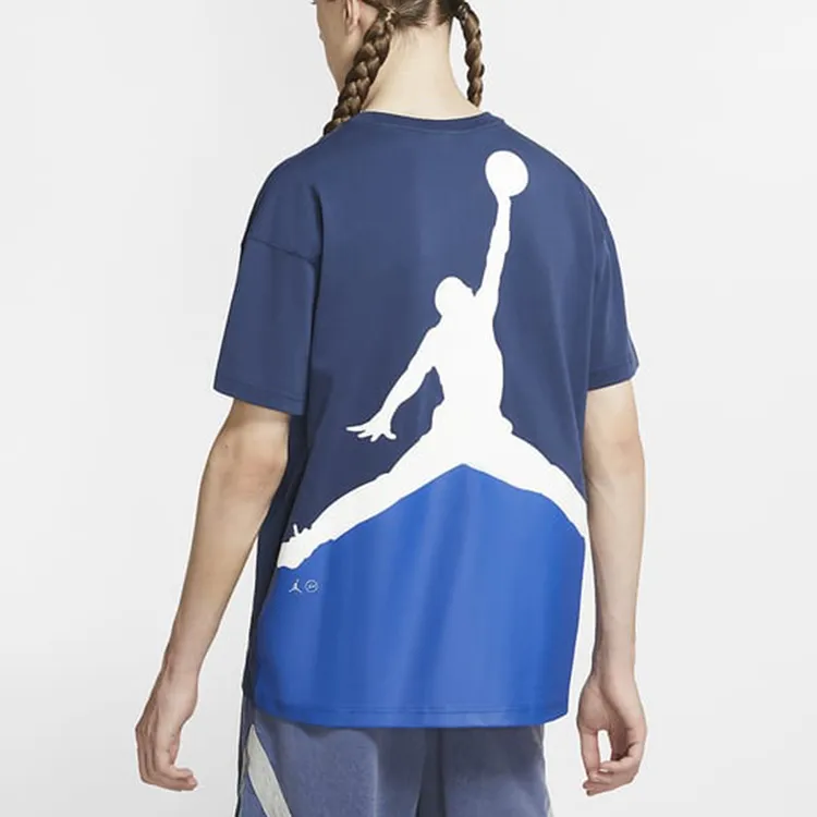 Jordan x Fragment Design T-Shirt Men's Blue-2