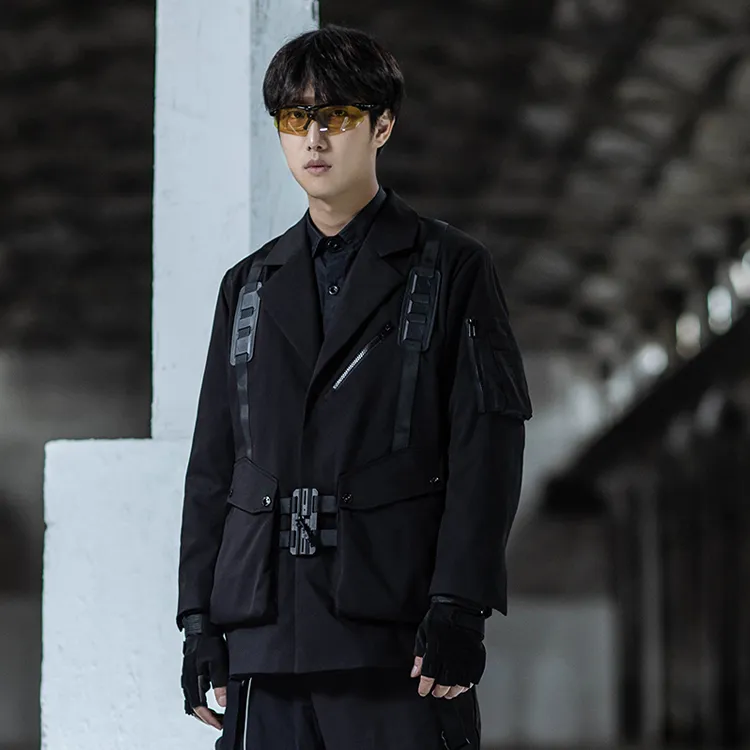 ENSHADOWER Business Suits Men Black-2