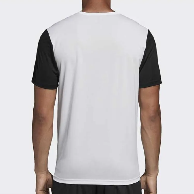 Adidas T-Shirts Men Black/White-3