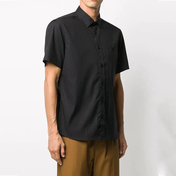 Burberry Shirts Men Black-3