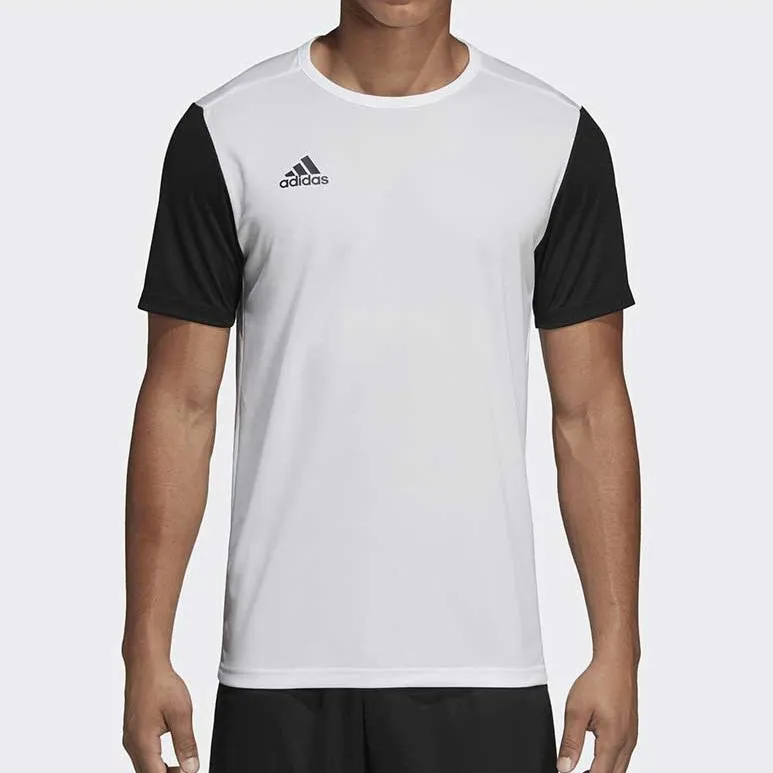 Adidas T-Shirts Men Black/White-2