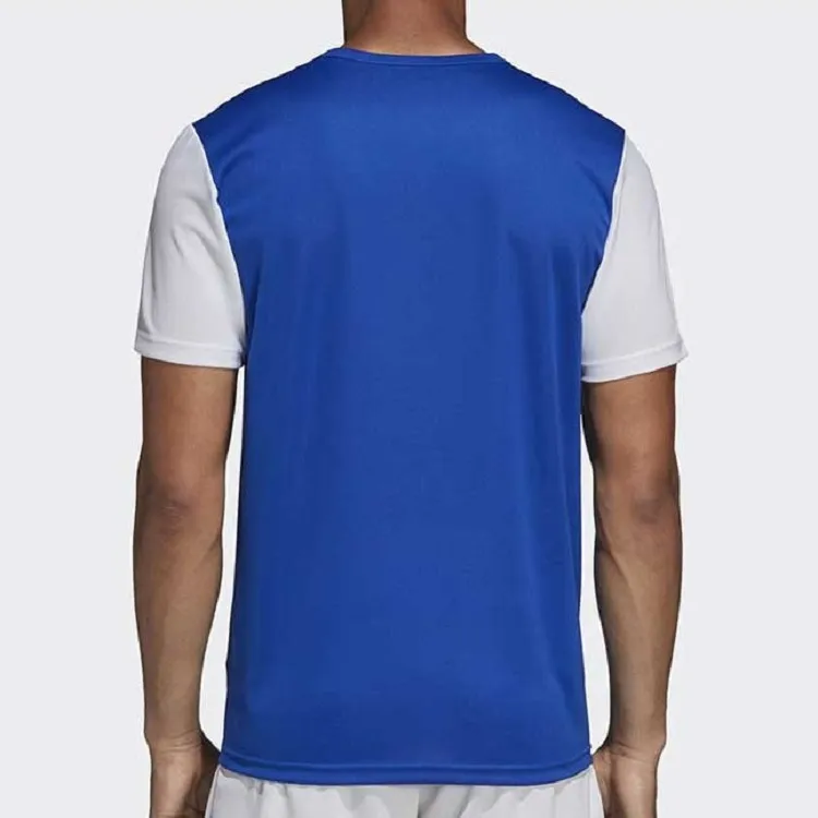 Adidas T Shirts Men Blue White-3