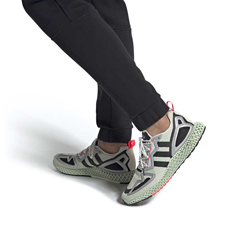 Adidas Originals Zx 2K 4D 'Faint Green' US M 12 - POIZON