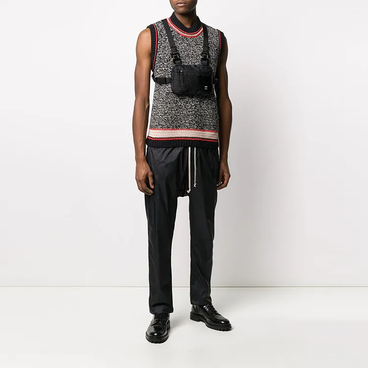 Rick Owens DRKSHDW Knitted Sports Pants Men's Black-3