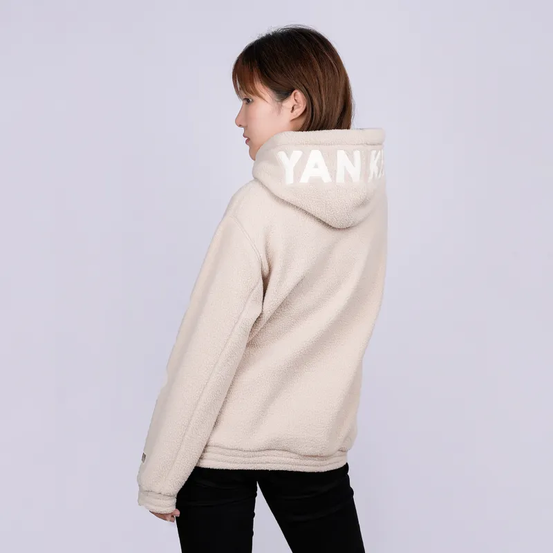 MLB New York Yankees Sweatshirts Unisex Beige-4