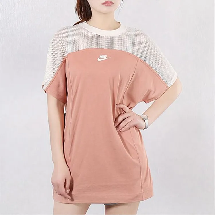 Nike Short Sleeved Dresses Women's Pink-2