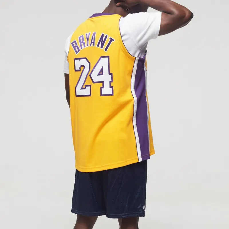 Mitchell & Ness Basketball Jersey Men's Yellow-3