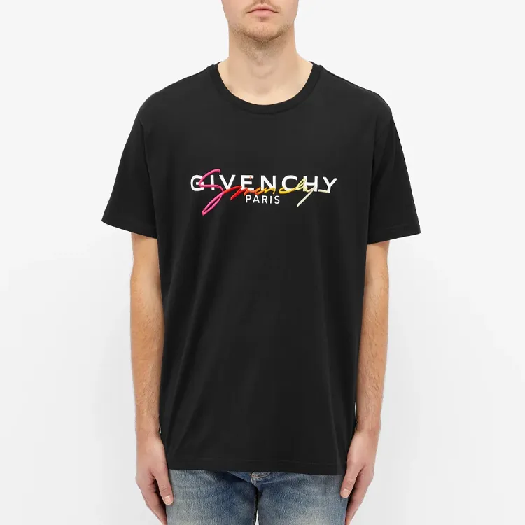 Givenchy T Shirts Men Black-2