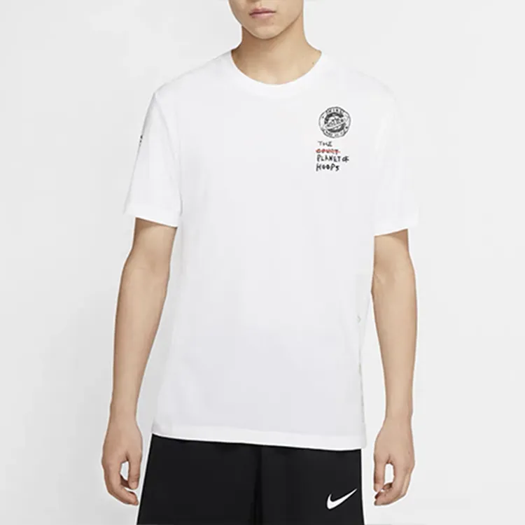 Nike Set in Sleeve T Shirt Men's White-2