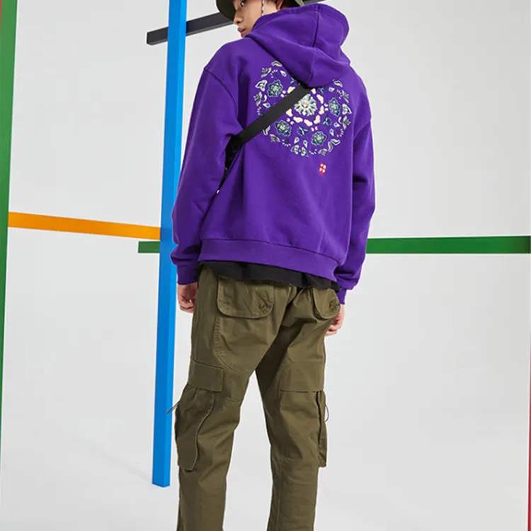 LiNing Sweatshirts Men New Lakers Purple-3