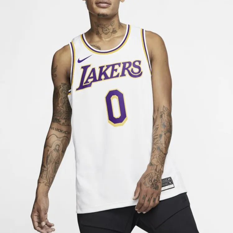 Nike Basketball Jerseys Men's White-3