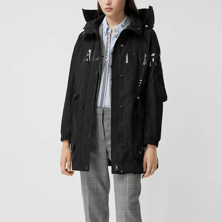 Burberry Coats Women's Black-3