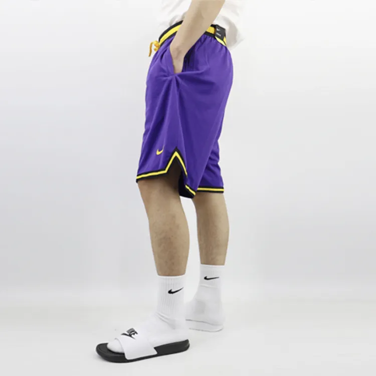 Nike Basketball Shorts Men's Purple-4