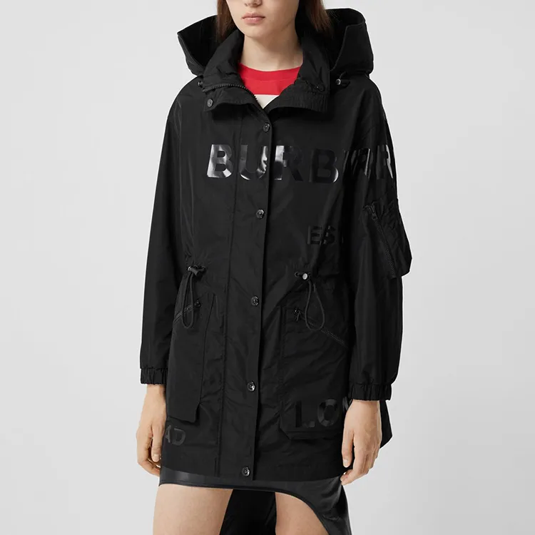Burberry Coats Women's Black-2