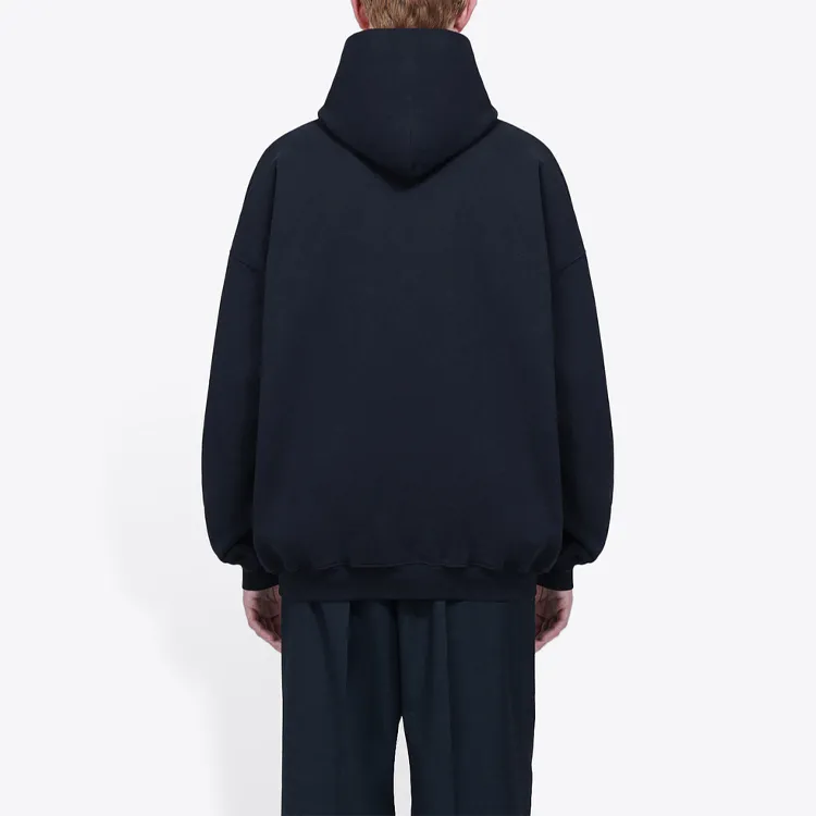 Balenciaga Sweatshirt Loose Fit Style Men's Black-4