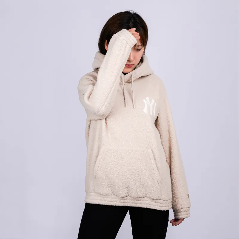 MLB New York Yankees Sweatshirts Unisex Beige-2