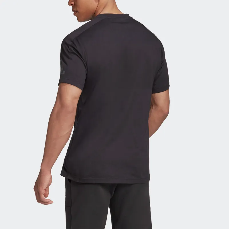 Adidas T Shirts Men Black-4