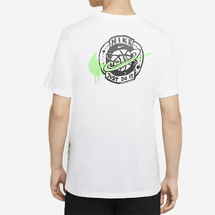 Nike Set in Sleeve T Shirt Men's White-3