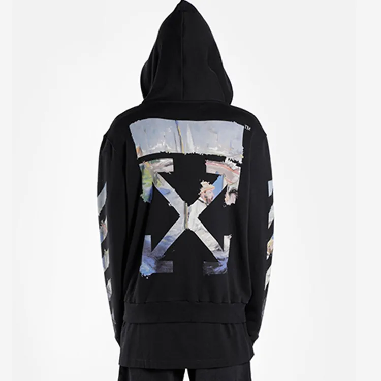 OFF WHITE Diag Multicolour Zipped Hoodie-5