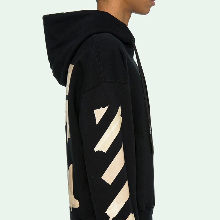OFF-WHITE Tape Diag Arrows Hoodie S - POIZON