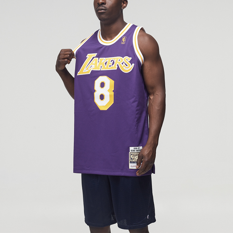 LAKERS NBA AUTHENTIC HOME 1996 KOBE 8 JERSEY – Lakers Store