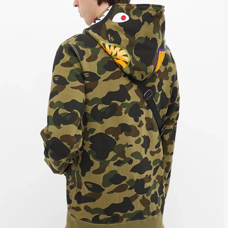 Bape Sanrio Milo Hello Kitty Split Face 1st Camo Full Zip Hoodie-3