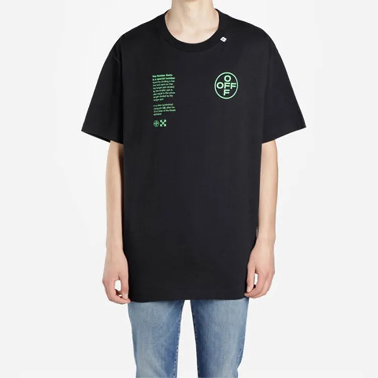 OFF WHITE SS20 T Shirt Loose Fit Style Men's-2